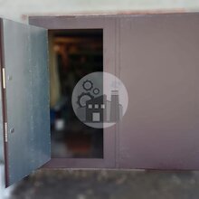 гаражные ворота с утеплением и оцинковкой внутри