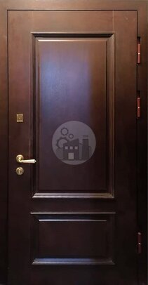 металлическая дверь с терморазрывом, отделка — мдф шпон-ДВ-1155