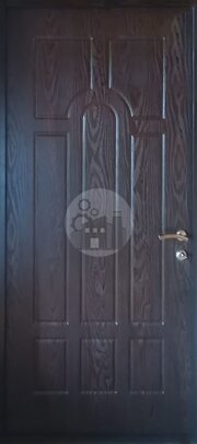 антивандальная дверь с терморазрывом без глазка, с внутренней отделкой из мдф - внутренняя часть двери ДВ-1194